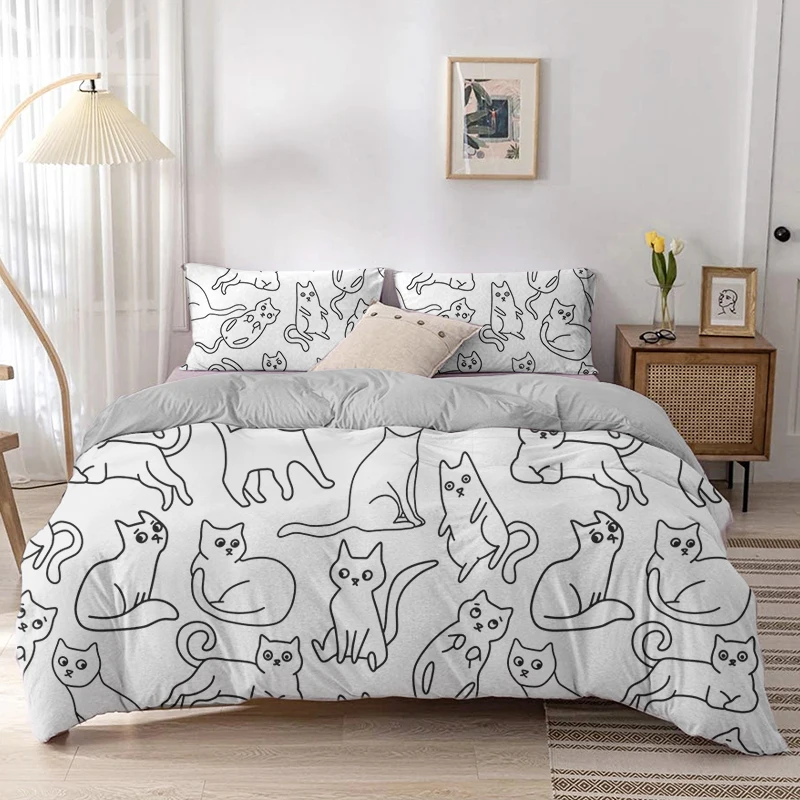 Набор пододеяльников с мультяш – обзор и цена Linen Duvet Cover