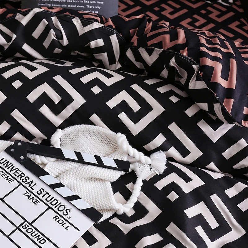 Роскошное черное одеяло, Компл – обзор и цена Linen Duvet Cover